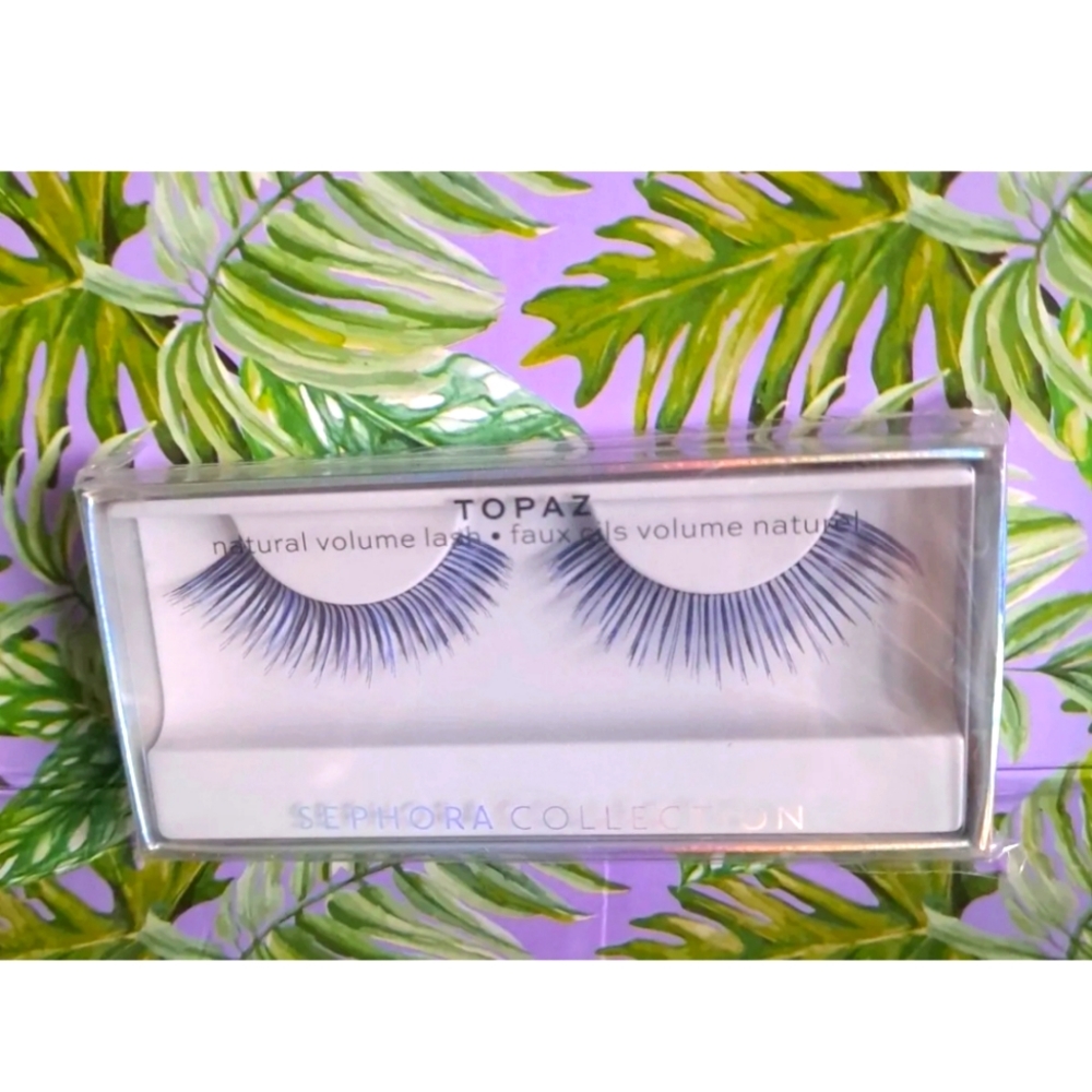 Sephora Collection Topaz Natural Volume False Lashes Blue Accent. New & Sealed!